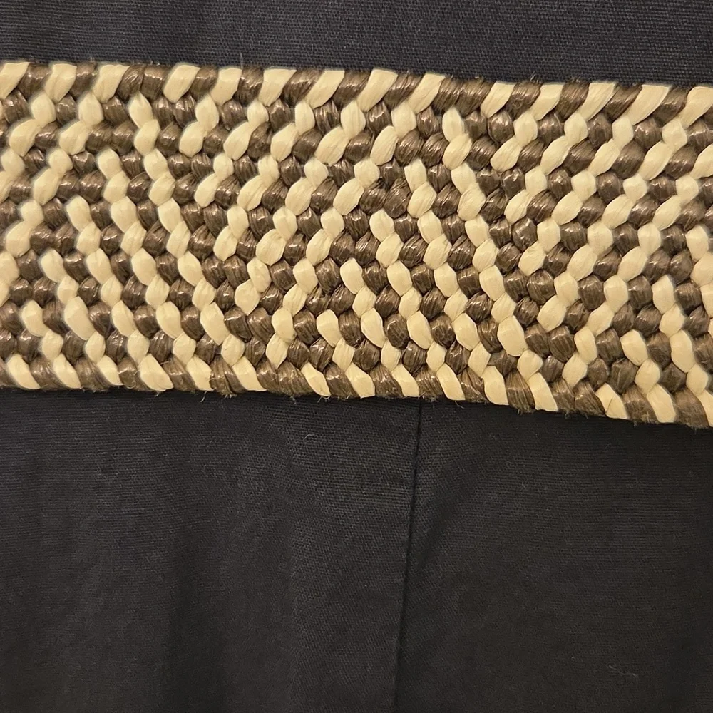 BCX Navy Sleeveless Button Up Dress with Belt Size M - Picture 8 of 10